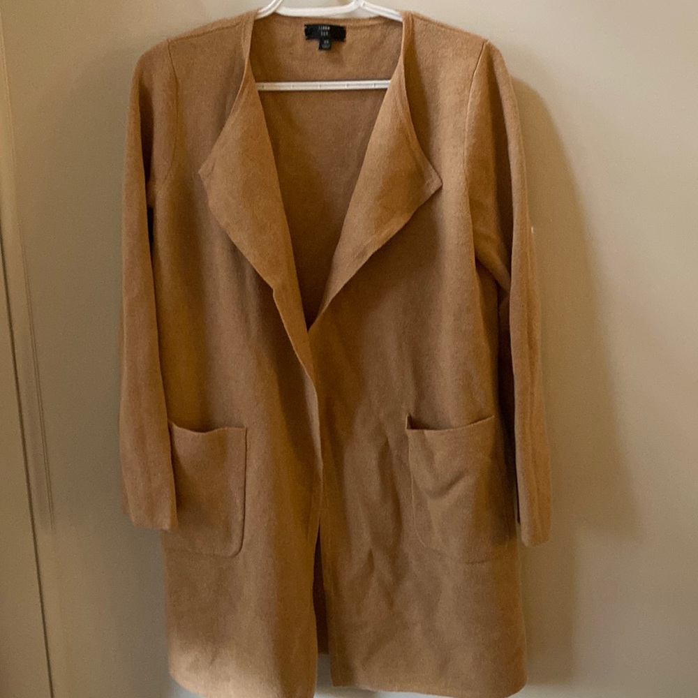 I crew sweater coat